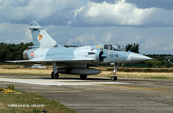 Mirage 2000C    103  12-YN     EC01.012     Kleine Brogel   20-07-2005