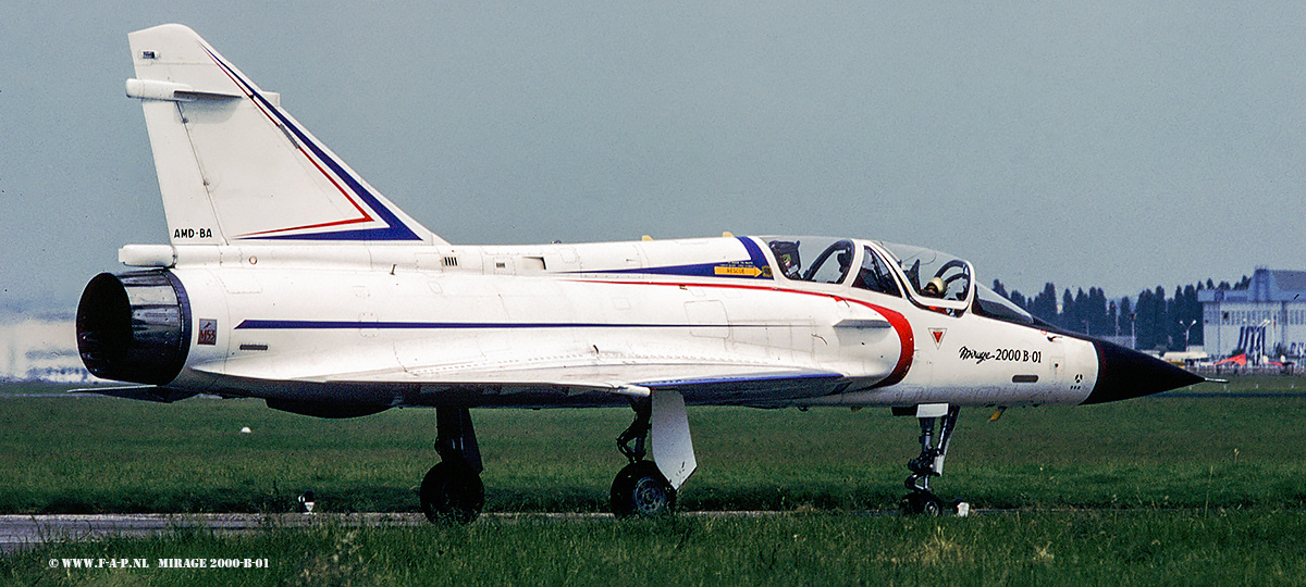 Mirage 2000 B-01   Le Bourget  Paris  June 4th 1983,