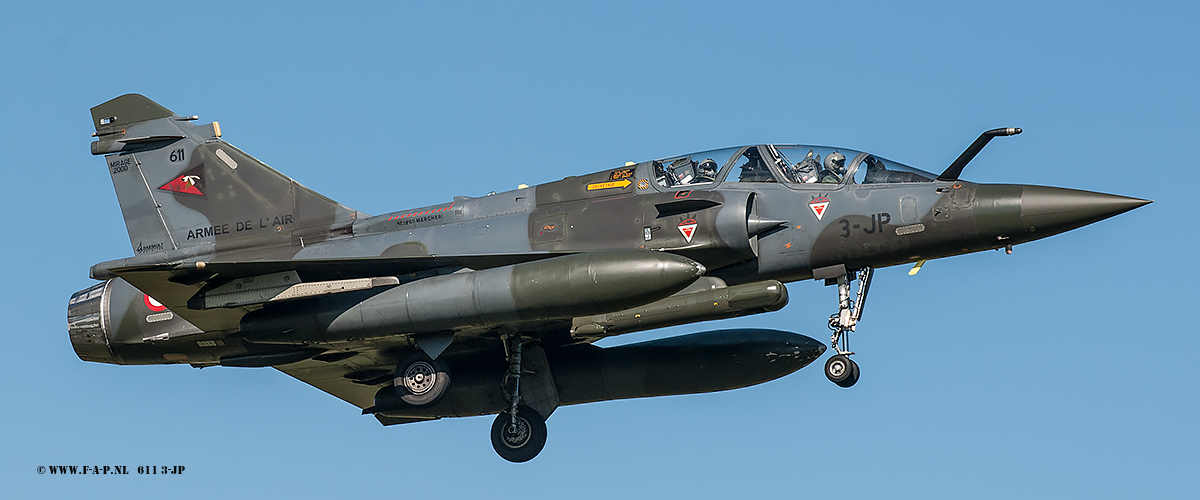Dassault Mirage 2000D   611 3-JP  Escadron de Chasse 2/3 "Champagne"  base arienne 133 Nancy-Ochey, France-Air Force