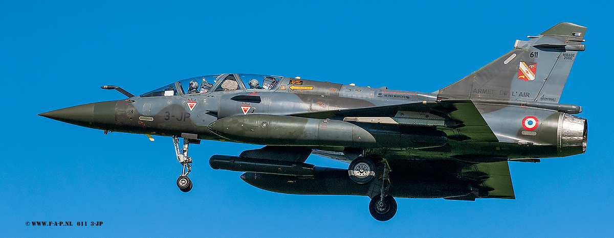 Dassault Mirage 2000D   611  3-JP  Escadron de Chasse 2/3 "Champagne"  base arienne 133 Nancy-Ochey, France-Air Force  Leeuwarde 2016