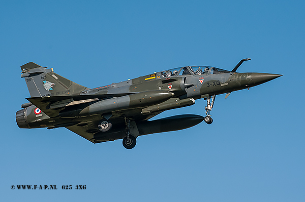 Dassault Mirage 2000D   625  3-XG  Escadron de Chasse 3/3 "Ardennes" base arienne 133 Nancy-Ochey,  France-Air Force  At Frisian Flag Leeuwarden  04-2016