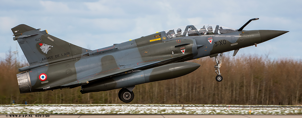 Dassault Mirage 2000D   629  3-XO cn 431  Escadron de Chasse 3/3 "Ardennes" base arienne 133 Nancy-Ochey,  France-Air Force  At Frisian Flag Leeuwarden  01-04-2022