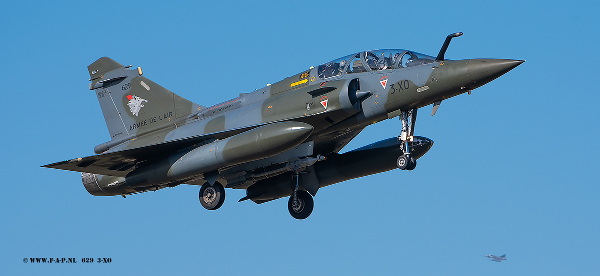 Dassault Mirage 2000D   629  3-XO cn 431  Escadron de Chasse 3/3 "Ardennes" base arienne 133 Nancy-Ochey,  France-Air Force  At Frisian Flag Leeuwarden  01-04-2022