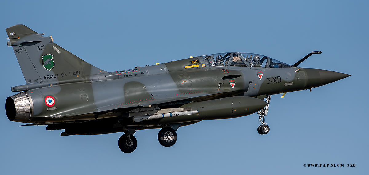 Dassault Mirage 2000D   630  3-XD  Escadron de Chasse 3/3 "Ardennes" base arienne 133 Nancy-Ochey,  France-Air Force  At Frisian Flag Leeuwarden  01-04-2022