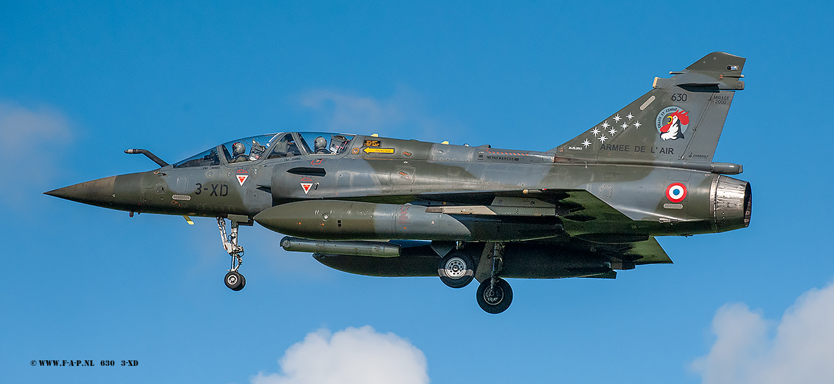 Dassault Mirage 2000D   630  3-XD  Escadron de Chasse 3/3 "Ardennes" base arienne 133 Nancy-Ochey,  France-Air Force  At Frisian Flag Leeuwarden 2016