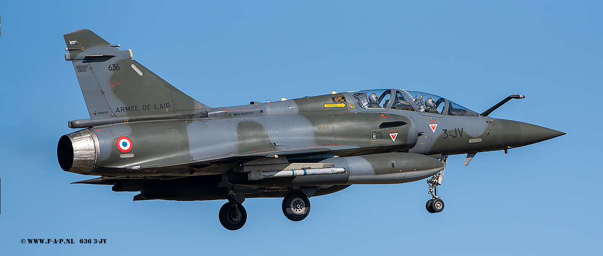 Dassault Mirage 2000D   636 3-JV  Escadron de Chasse 2/3 "Champagne"  base arienne 133 Nancy-Ochey, France-Air Force