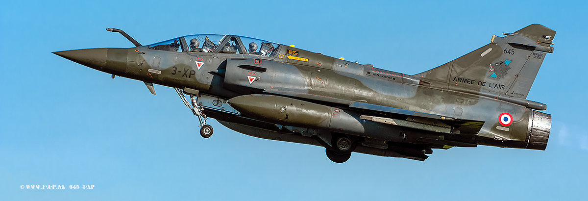Dassault Mirage 2000D 645 3-XP  Escadron de Chasse 3/3 "Ardennes" base arienne 133 Nancy-Ochey,  France-Air Force  At Frisian Flag Leeuwarden 2018