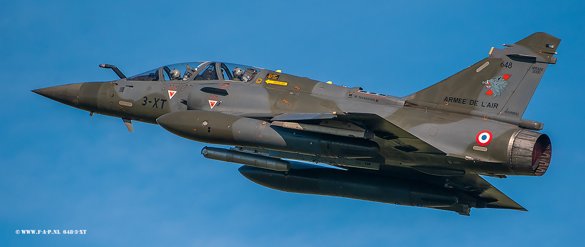 Dassault Mirage 2000D 648 3-XT  Escadron de Chasse 3/3 "Ardennes" base arienne 133 Nancy-Ochey,  France-Air Force  At Frisian Flag Leeuwarden 2018