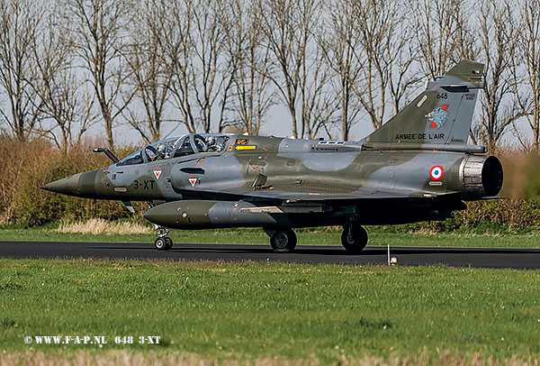 Dassault Mirage 2000D 648 3-XT  Escadron de Chasse 3/3 "Ardennes" base arienne 133 Nancy-Ochey,  France-Air Force  At Frisian Flag Leeuwarden 2018