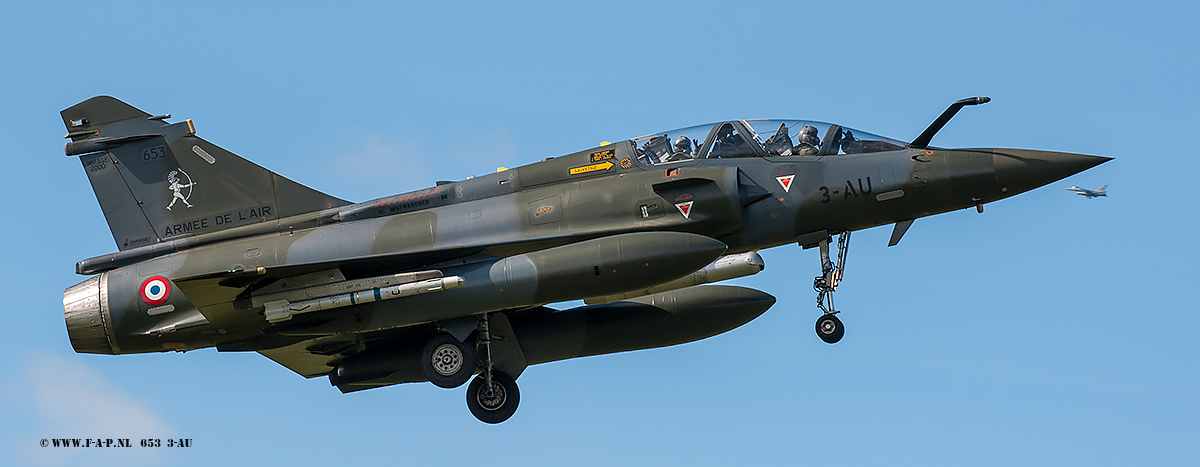 Mirage 2000D 653 3-AU from Escadron de Chasse 4/3 Argonne Leeuwrden  05-004-2017
