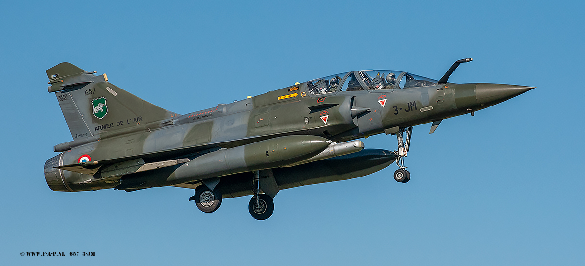 Dassault Mirage 2000D   657  3-JM  Escadron de Chasse 2/3 "Champagne"  base arienne 133 Nancy-Ochey, France-Air Force  Leeuwarden 11-04-2016