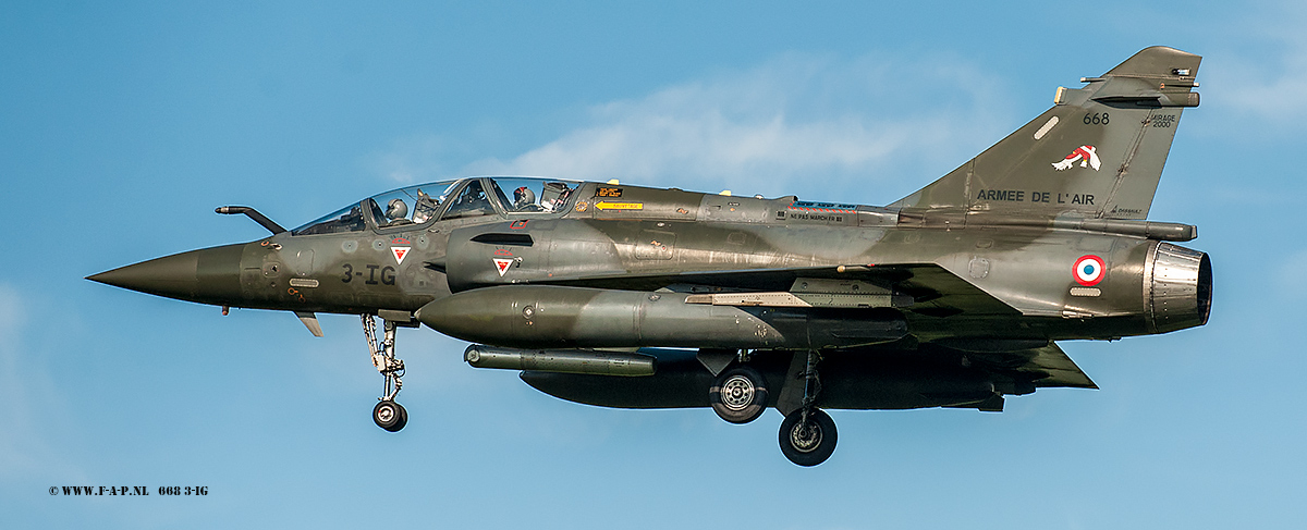 Dassault Mirage 2000D   668  3-IG  Escadron de Chasse 2/3 "Champagne"  base arienne 133 Nancy-Ochey, France-Air Force  Leeuwarden 05-04-2017