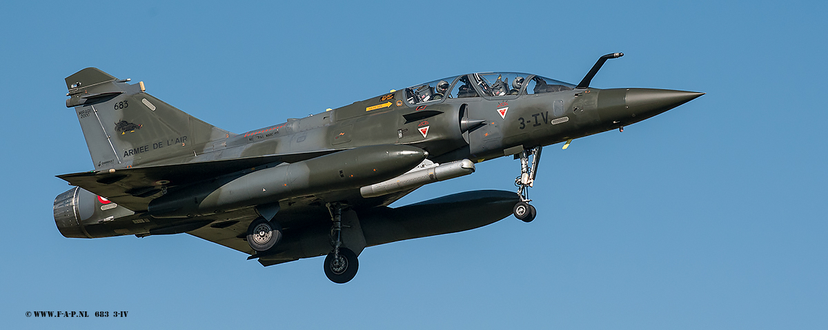 Dassault Mirage 2000D   683  3-IV  Escadron de Chasse 2/3 "Champagne"  base arienne 133 Nancy-Ochey, France-Air Force  Leeuwarden 11-04-2016