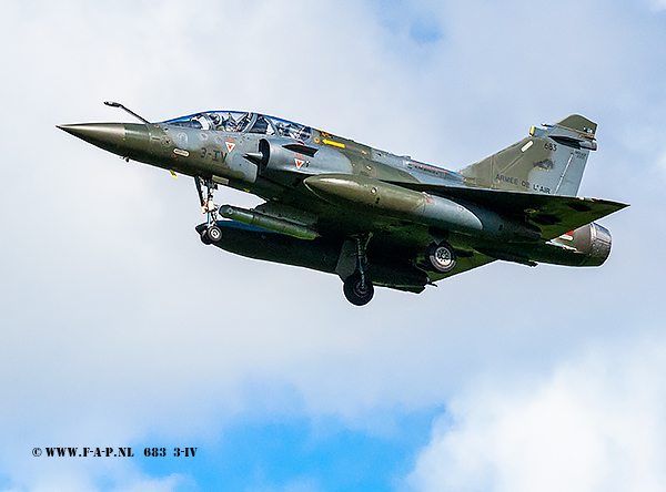Dassault Mirage 2000D   683  3-IV  Escadron de Chasse 2/3 "Champagne"  base arienne 133 Nancy-Ochey, France-Air Force  Leeuwarden 11-04-2016