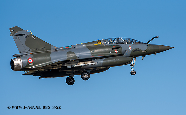 Dassault Mirage 2000D   685  3-XZ  Escadron de Chasse 3/3 "Ardennes" base arienne 133 Nancy-Ochey,  France-Air Force  At Frisian Flag Leeuwarden 2022