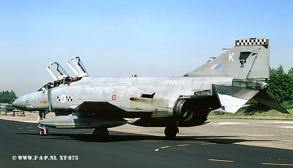 F-4K Phantom  XT-875   43-Sqd    Leeeuwrden 23-07-1983