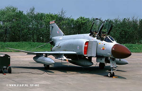F-4M Phantom XV-402   56-Sqd  Leeuwarden 10-5-89