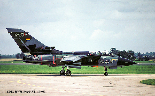 Panavia Tornado IDS   43+01     TTTE (Tri National TrainingEsstablisment. at Cottesmore 1981/1999