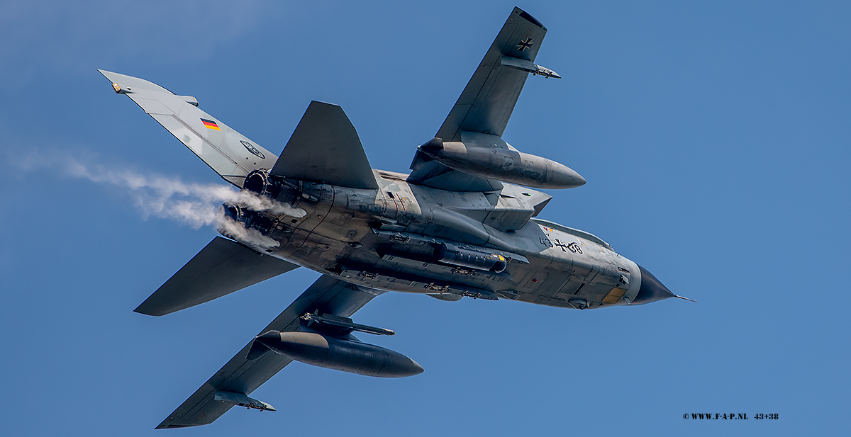 Panavia Tornado IDS  The 43+38   O f TLG-33  At Lask  17-08-2022