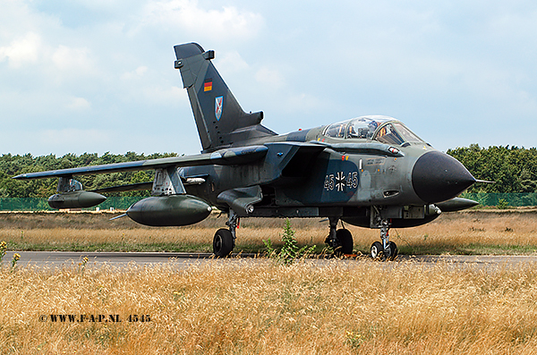 Panavia Tornado IDS  45+45 c/n- 613/GS193/4245 Germany-Air Force  Kleine Brogel  20-07-2005