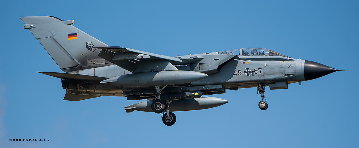 Panavia Tornado IDS  The 45+57 Of TLG-33  At Lask  17-08-2022