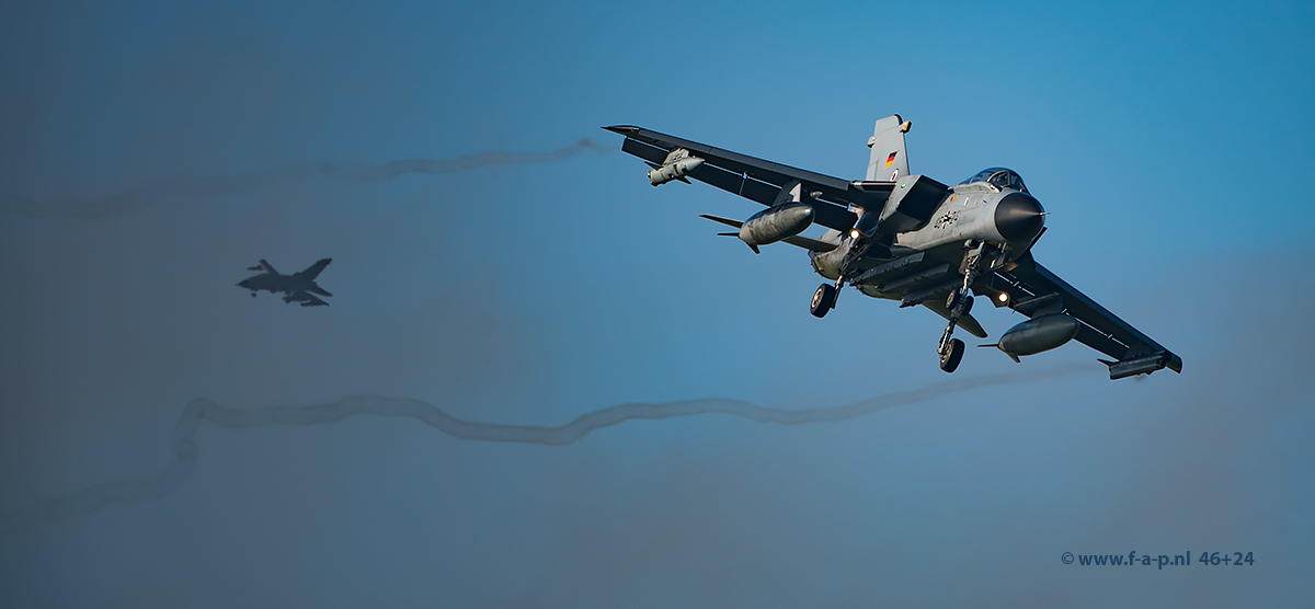 Panavia  Tornado ECR  46+24  c/n-818/GS257/4324 46+44TLG51  at Leeuwarden 05-11-2024