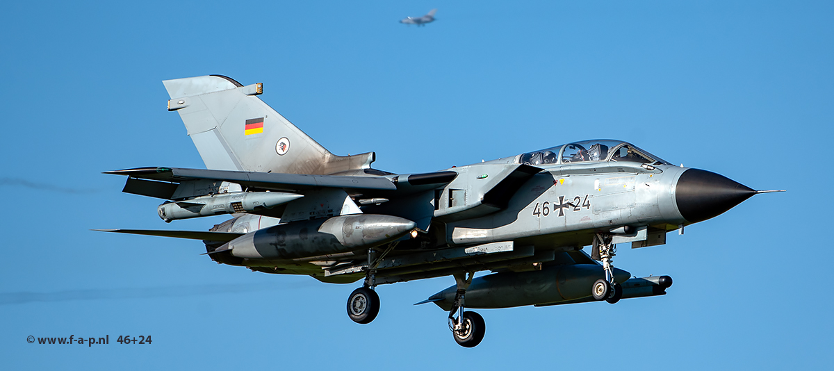 Panavia  Tornado ECR  46+24    c/n-818/GS257/4324   TLG51  at Leeuwarden  24-10-2024