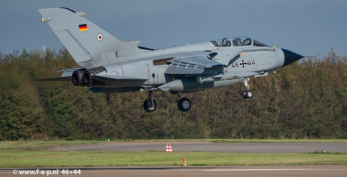 Panavia  Tornado ECR  46+44       c/n-871/GS277/4344  TLG51  at Leeuwarden  24-10-2024