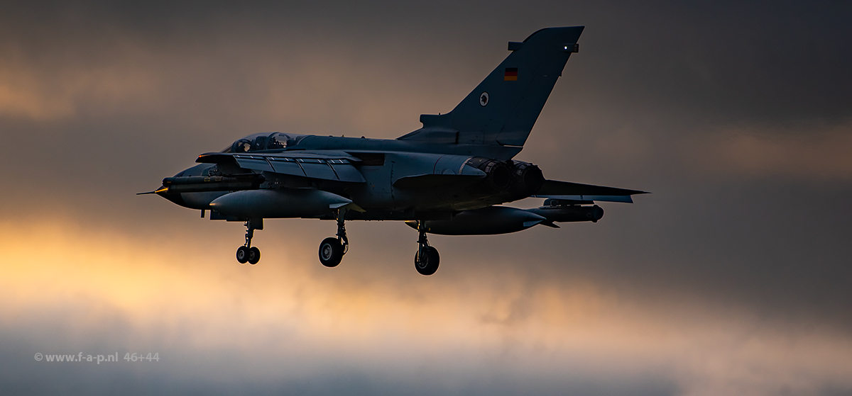 Panavia  Tornado ECR  46+44       c/n-871/GS277/4344  TLG51  at Leeuwarden 30-10-2024