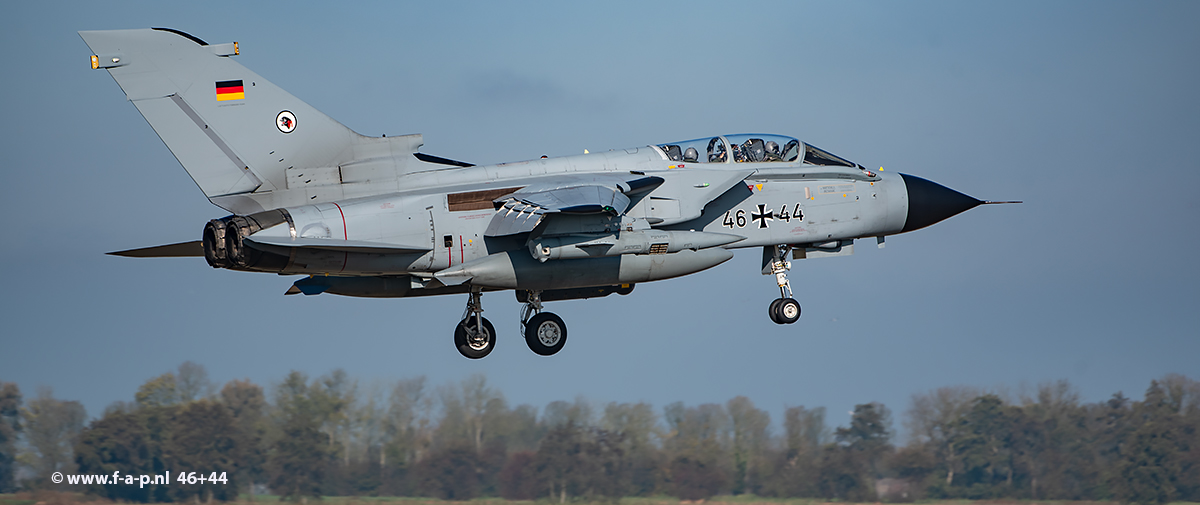 Panavia  Tornado ECR  46+44       c/n-871/GS277/4344  TLG51  at Leeuwarden  24-10-2024