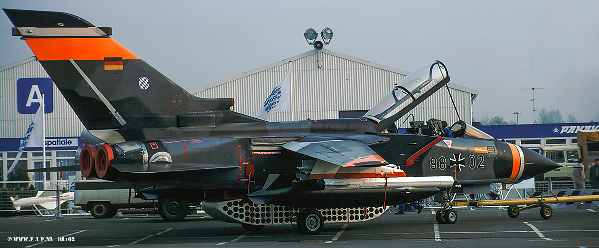 Panavia Tornado IDS  98+02   c/n-P-13  Tornado prototype, tat the WTD61 Germany -Air Force seen here at Le Bourget