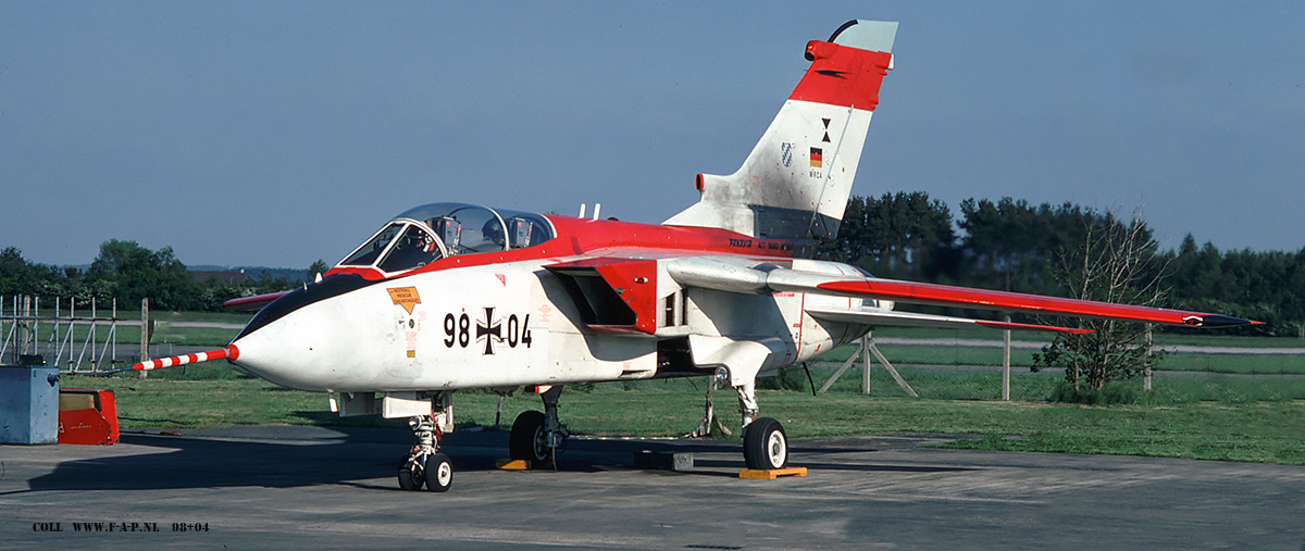 Panavia Tornado IDS  98+04   Tornado prototype, tat the WTD61 Germany -Air Force
