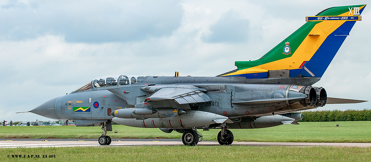 Panavia Tornado GR4A  ZA401   c/n-206/BS068/3100  13 Squadron  Waddington 02-07-2007