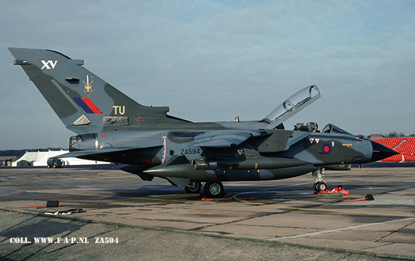 Panavia Tornado GR.1  ZA594   c/n-BT022 Tornado Weapons Conversion Unit based at RAF Honington.