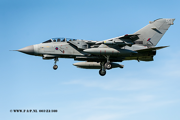 Panavia Tornado GR-4  ZA-369  003  Royal Air Force Leeuwarden 28-03-2017