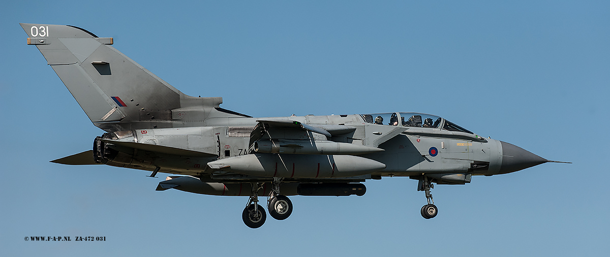 Panavia Tornado GR-4  ZA-472  031  Royal Air Force Leeuwarden 28-03-2017