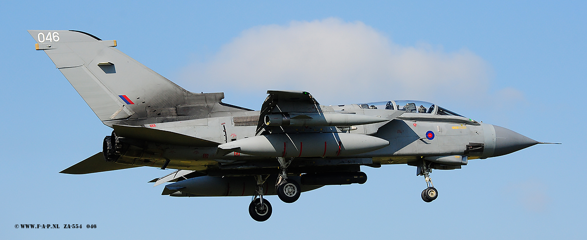 Panavia Tornado GR-4  ZA-554  046 Royal Air Force Leeuwarden 28-03-2017
