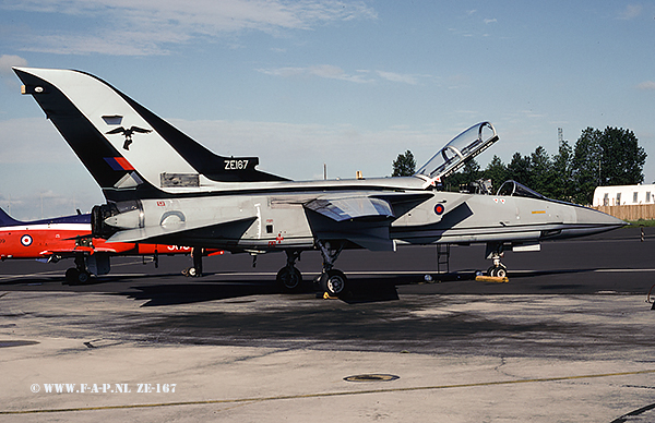 Panavia Tornado F.3,  ZE-167   C/N: 545/AS019/3245   25 Sqn