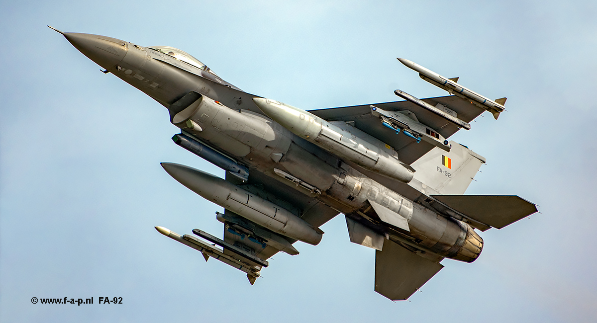 General Dynamics F-16 MLU   FA-92   BAF  Leeuwarden  03-09-2024