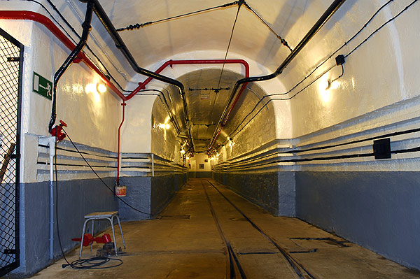 Main entrance and an underground passage in the fortress