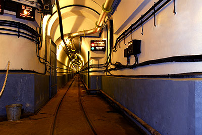 Main entrance and an underground passage in the fortress