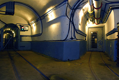 Main entrance and an underground passage in the fortress