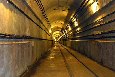Main entrance and an underground passage in the fortress