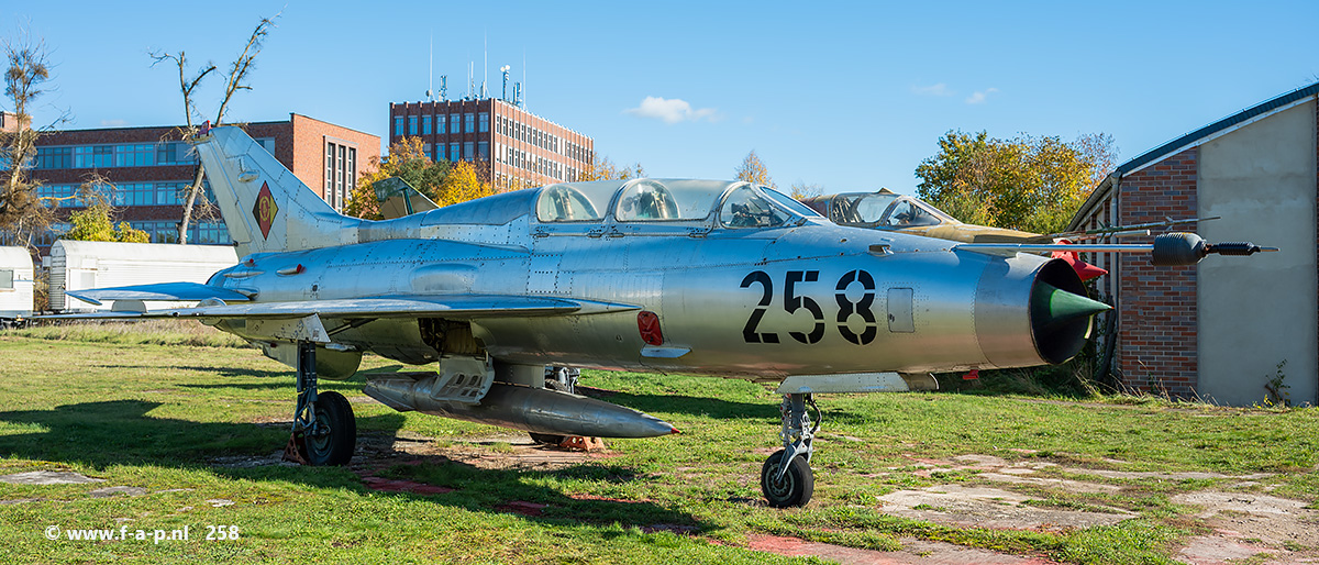Mikoyan-Gurevich MiG-21U-400   258  c/n-661118    ( 23-89)     seen at  Dessau - EDAD   18-10-2025