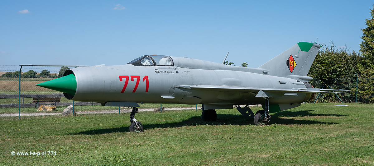 Mikoyan-Gurevich Mig-21PFM   771   c/n-4510        NVA   Smmerda - Dermsdorf (EDBS) , Germany  18-08-2025