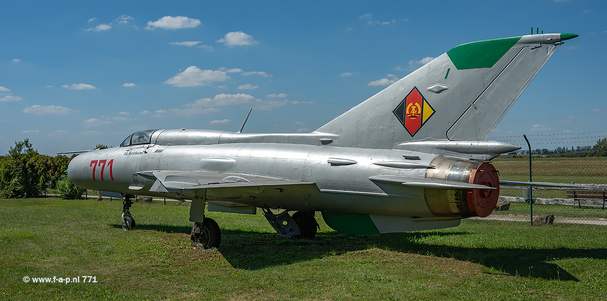 Mikoyan-Gurevich Mig-21PFM   771   c/n-4510        NVA   Smmerda - Dermsdorf (EDBS) , Germany  18-08-2025