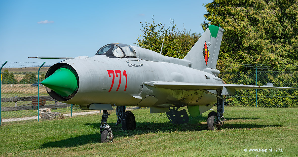 Mikoyan-Gurevich Mig-21PFM   771   c/n-4510        NVA   Smmerda - Dermsdorf (EDBS) , Germany  18-08-2025