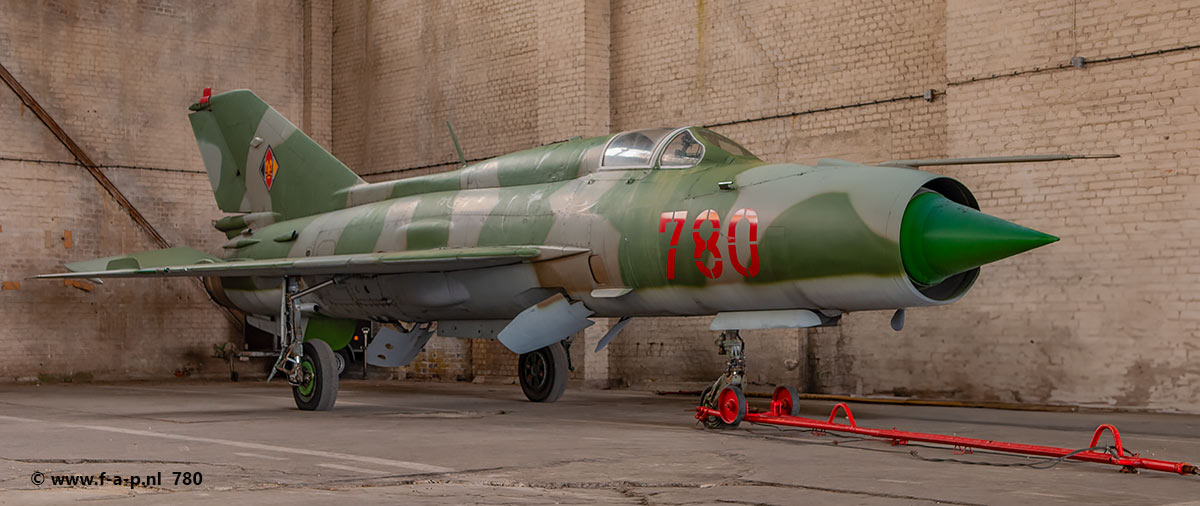 Mikoyan-Gurevich MiG-21SPS (PFM)        780  c/n94A4310   ex NVA  Now at Grossenhain 06-07-2007