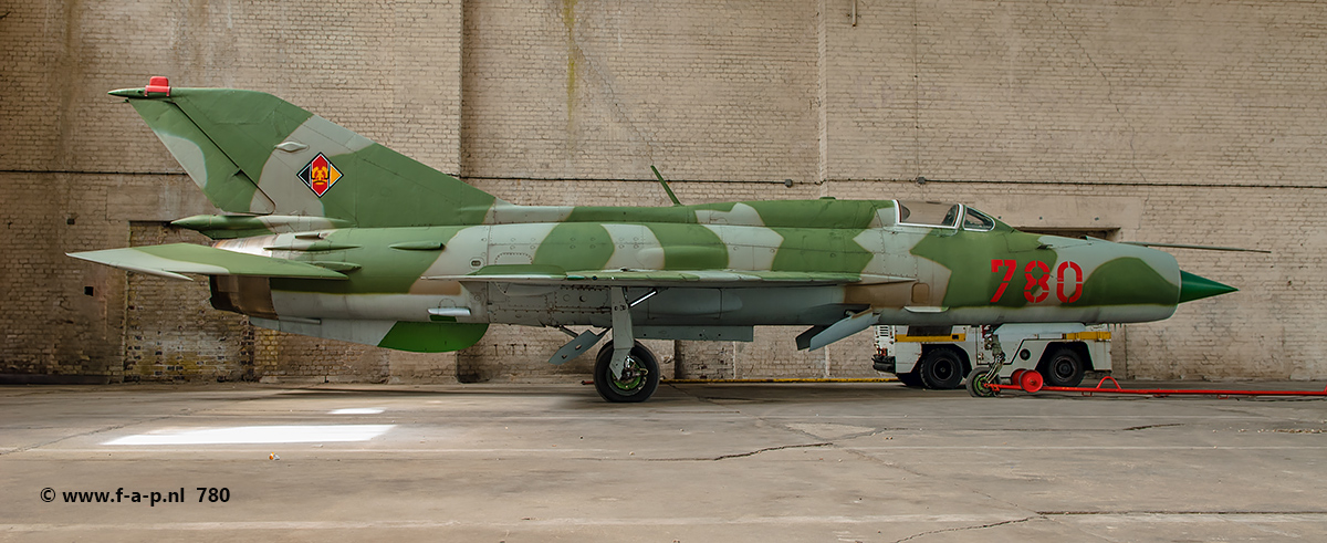 Mikoyan-Gurevich MiG-21SPS (PFM)        780  c/n94A4310   ex NVA  Now at Grossenhain 06-07-2007