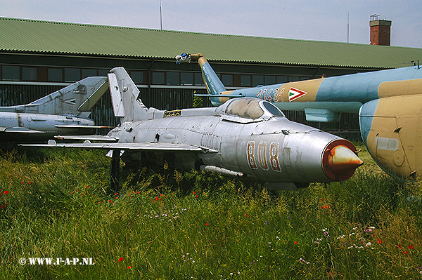 Mikoyan-Gurevich MiG-21F-13    808         c/n-741808    Szolnok Air Base (LHSN) , Hungary 09-06-2004